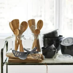 Rosti Margrethe Røreskålsæt M. Låg - 8 Dele -køkkenudstyr 3990 4684a3d5 e463 437a 8bd4 49192d309474