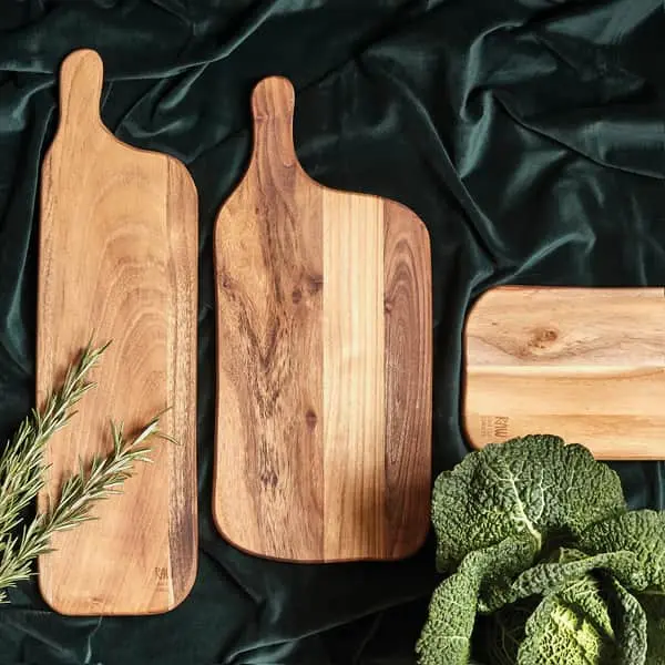 Aida Raw Teak Skærebræt 6 Aida Raw Teak Skærebræt - Billede 4